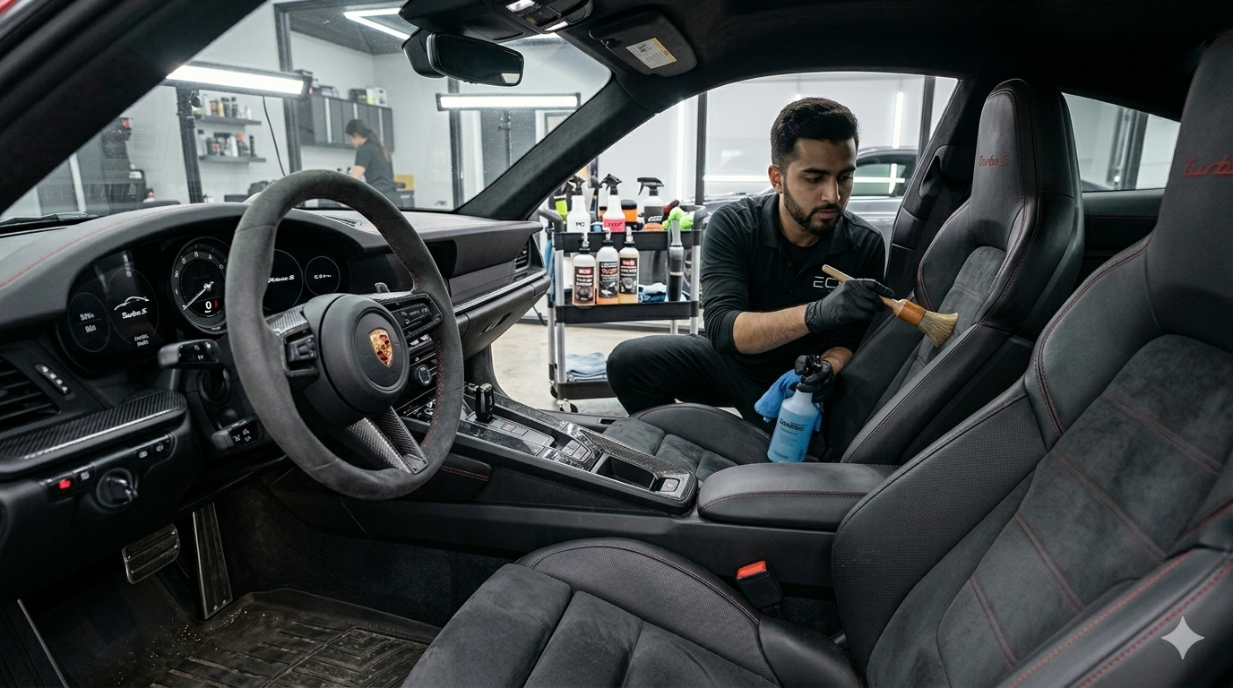 Car interior detail