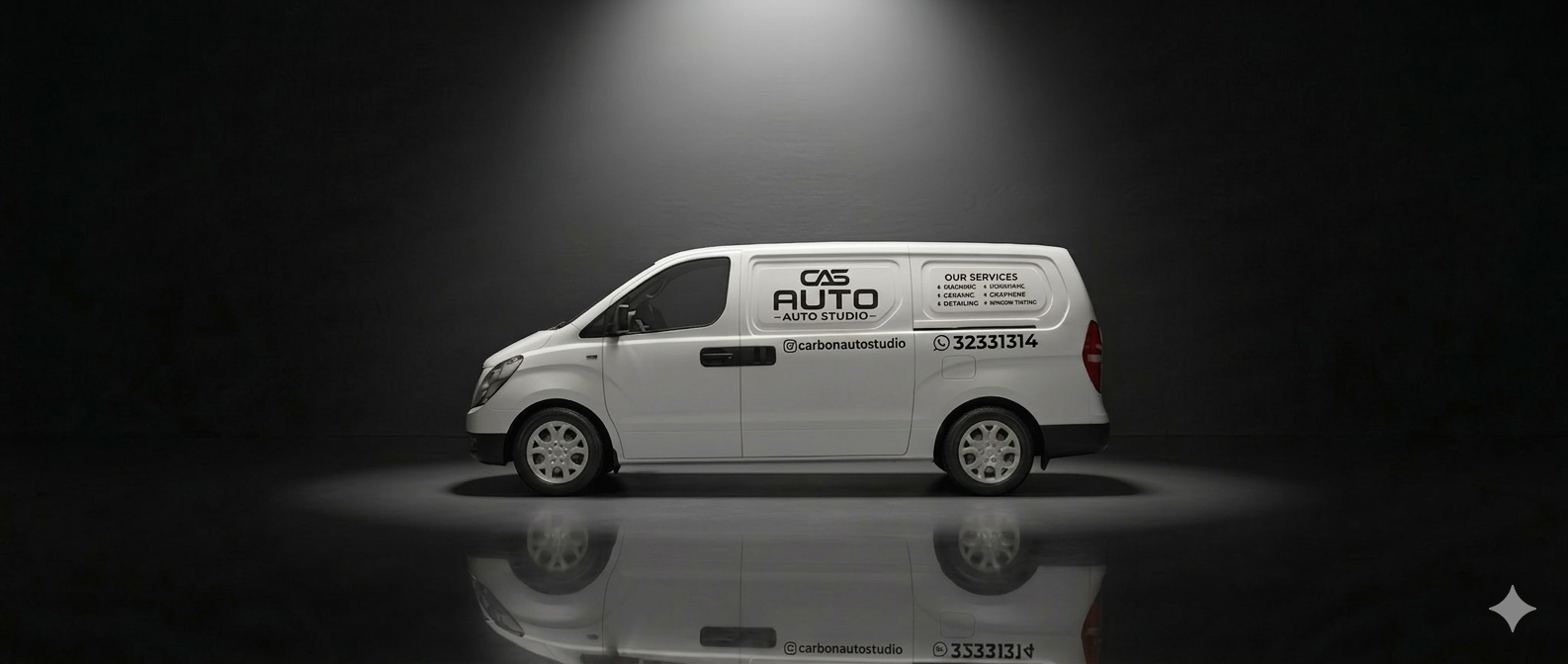 CAS Carbon Auto Studio mobile van