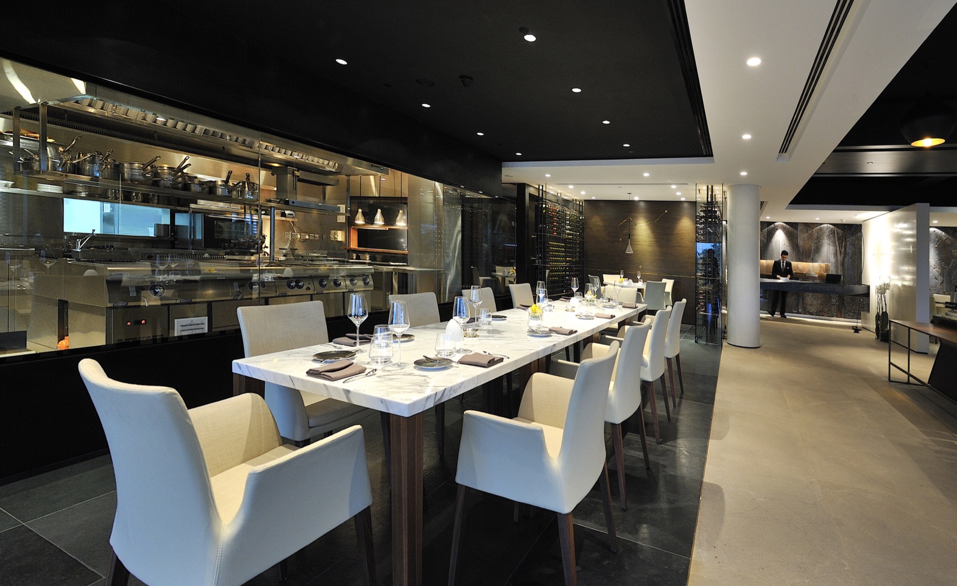 PAD project, fine dining restaurant interior
