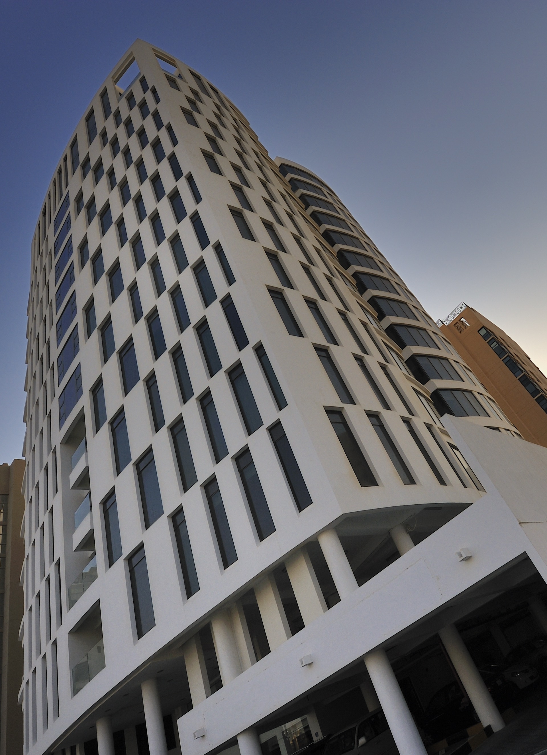 PAD project, residential tower exterior